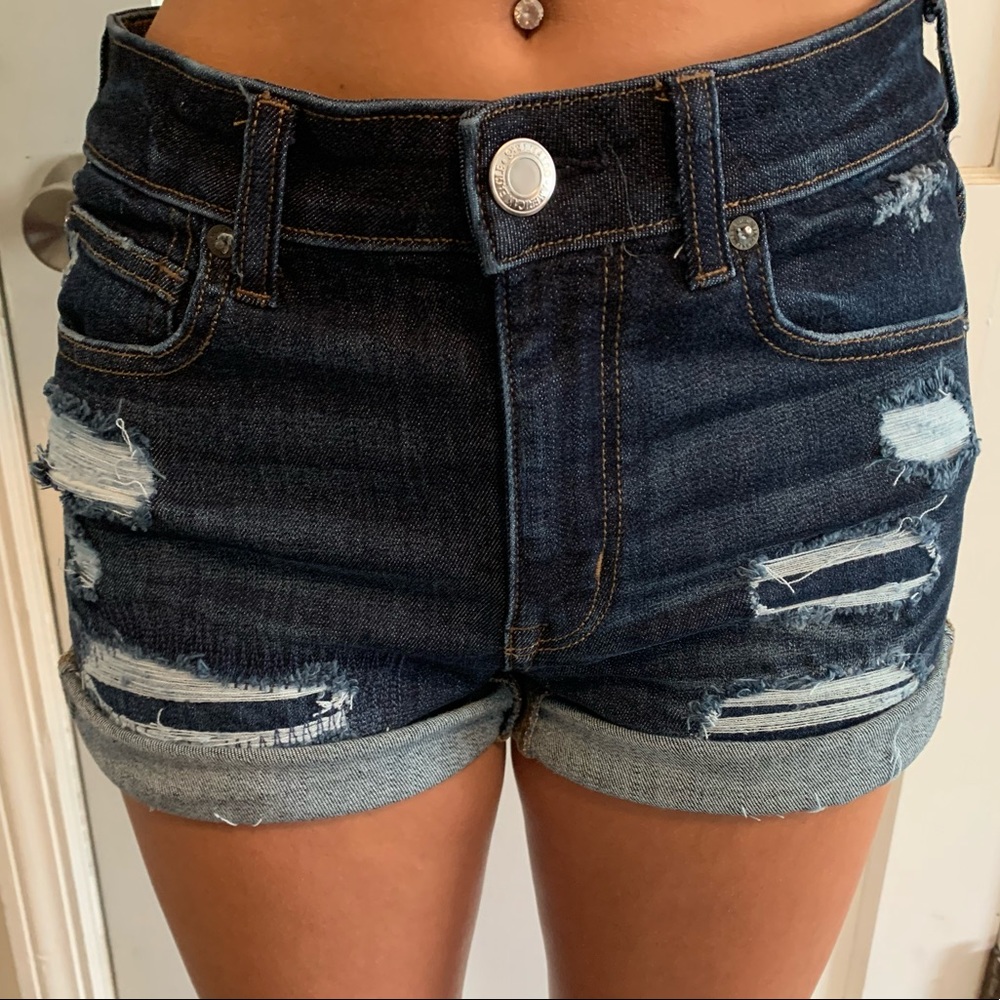 American eagle jean shorts